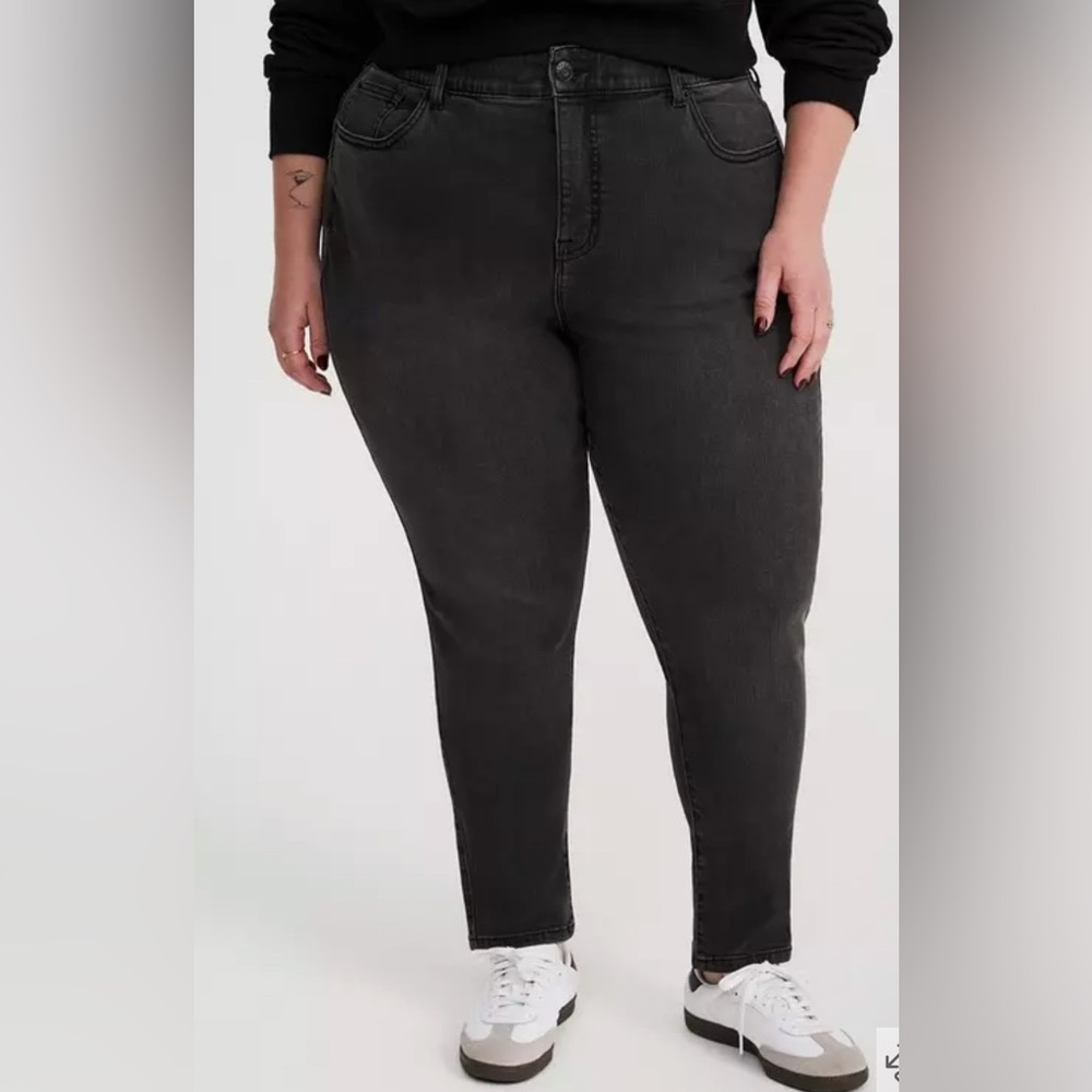 Torrid Bombshell Charcoal High-Rise Skinny Jeans